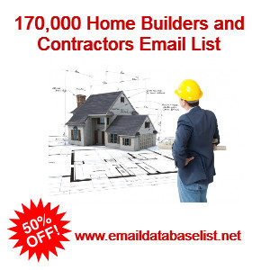 home builders contractors email list