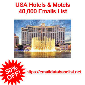 usa hotels email list